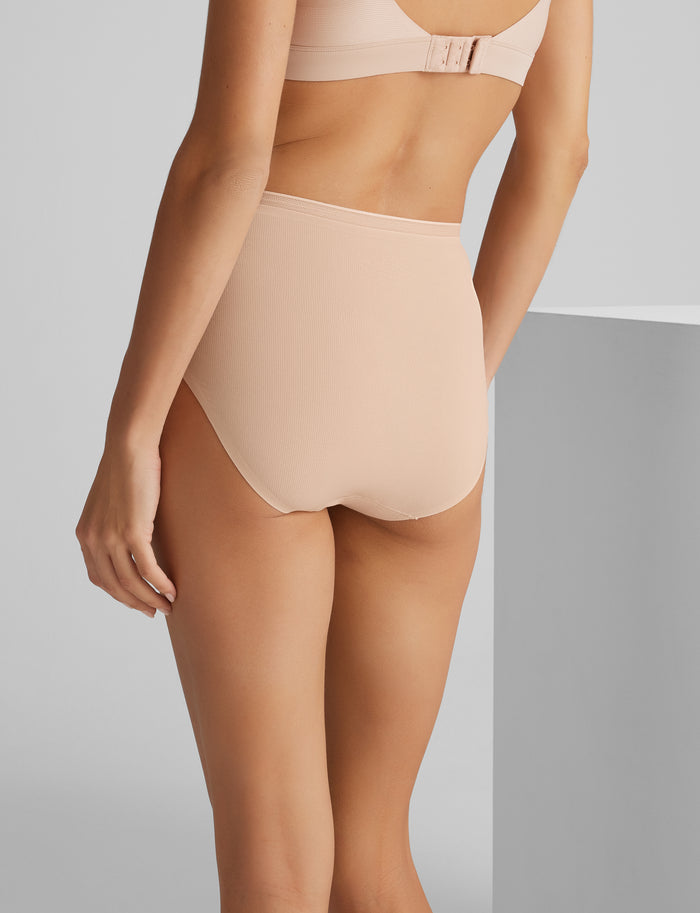 OLD::Women's Air High Rise Brief (3-Pack)::Rugby Tan/Rosewater/Black
