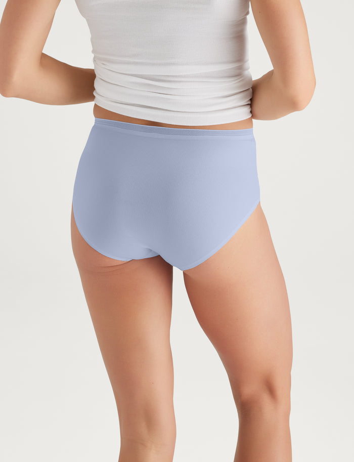Women's Air High Rise Brief::Halogen Blue