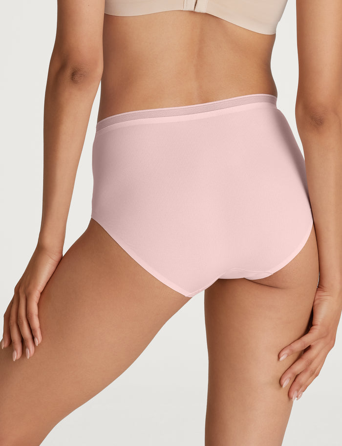 Women's Air High Rise Brief::Rosewater