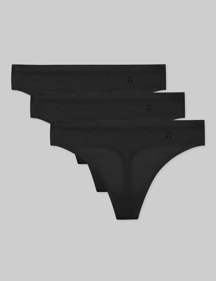 OLD::Women's Air Thong (3-Pack)::Black