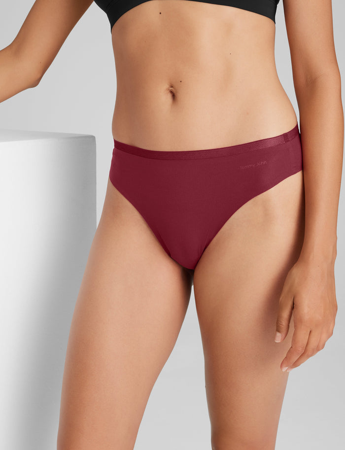 Women's Air Thong::Rhubarb