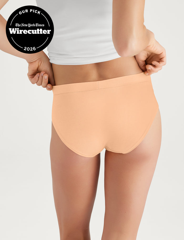 Women's Cool Cotton Brief::Cream Blush