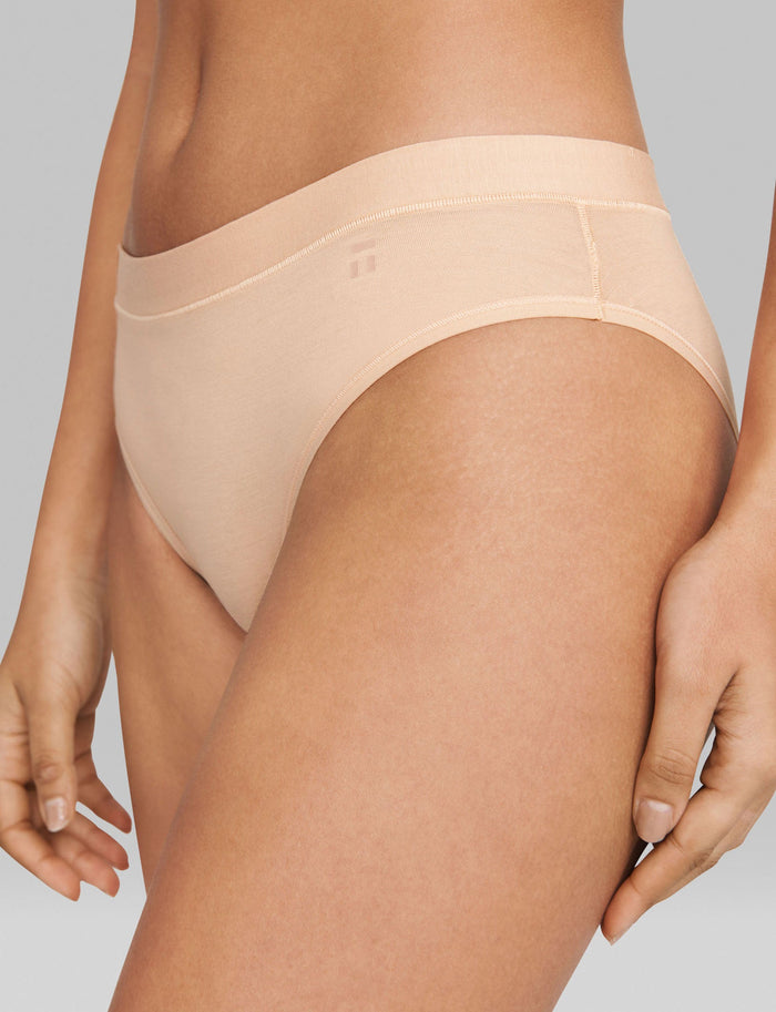 Women's Cool Cotton Cheeky::Maple Sugar