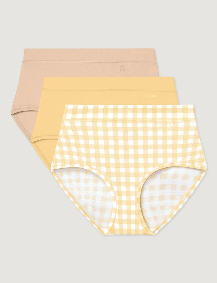 Maple Sugar/Golden Haze/Golden Haze Gingham / XS (0-2)