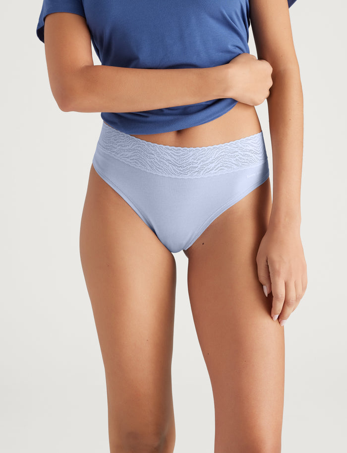 Halogen Blue Lace Waist / XS (0-2)