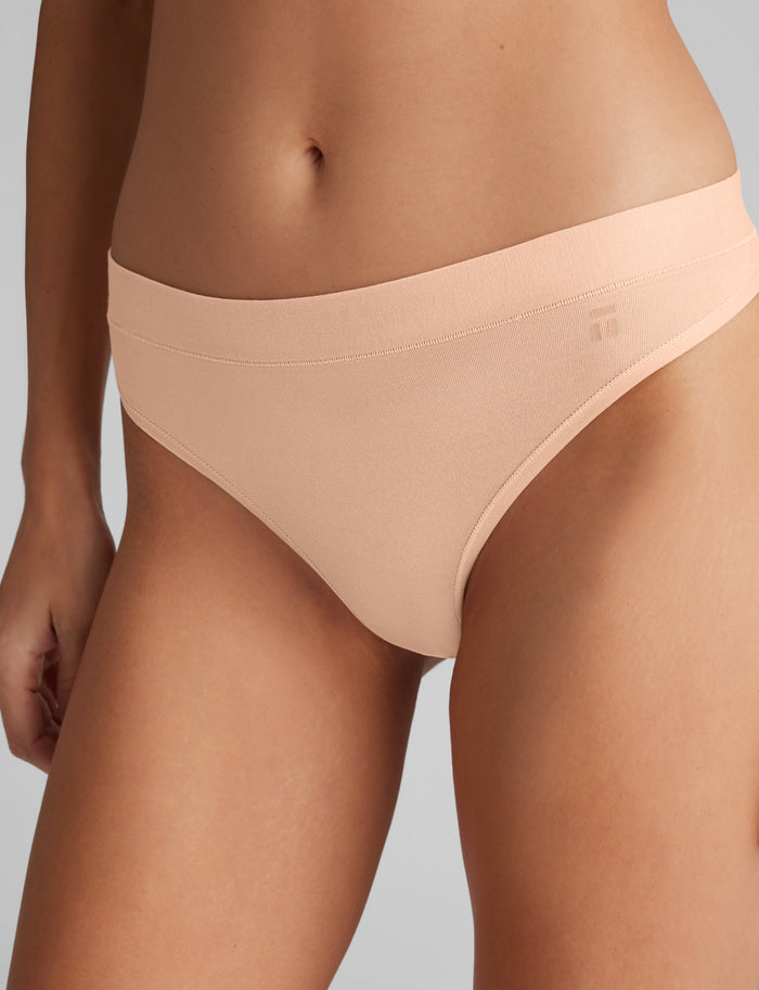 OLD::Women's Cool Cotton Thong::Maple Sugar