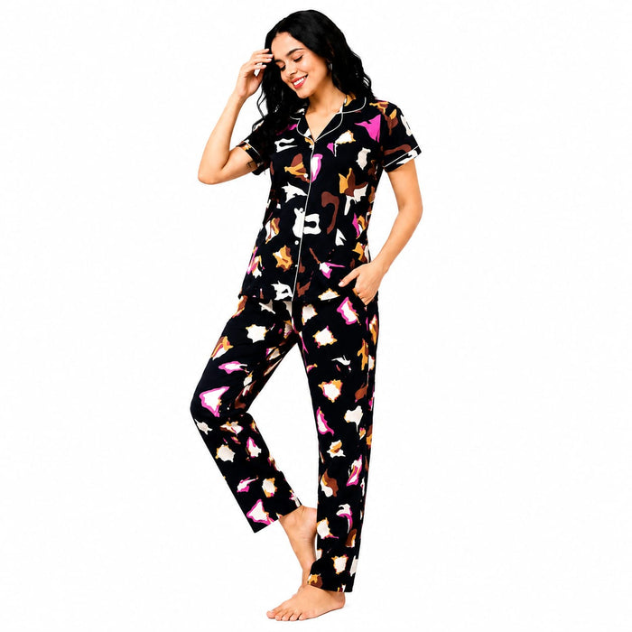 Women's Cotton Pajama Night Suit Set