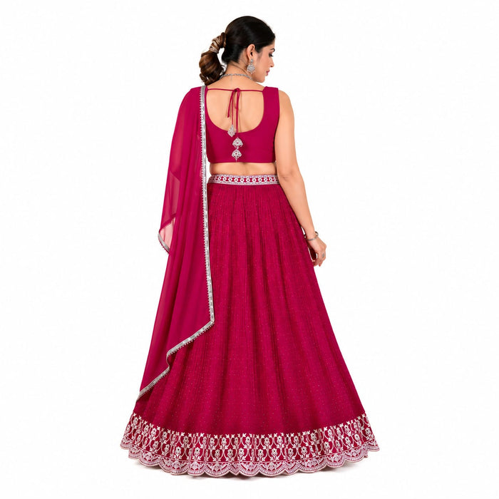 Women's Designer Embroidered Lehenga Choli with Dupatta – Party &amp; Wedding Wear - ANS Billion