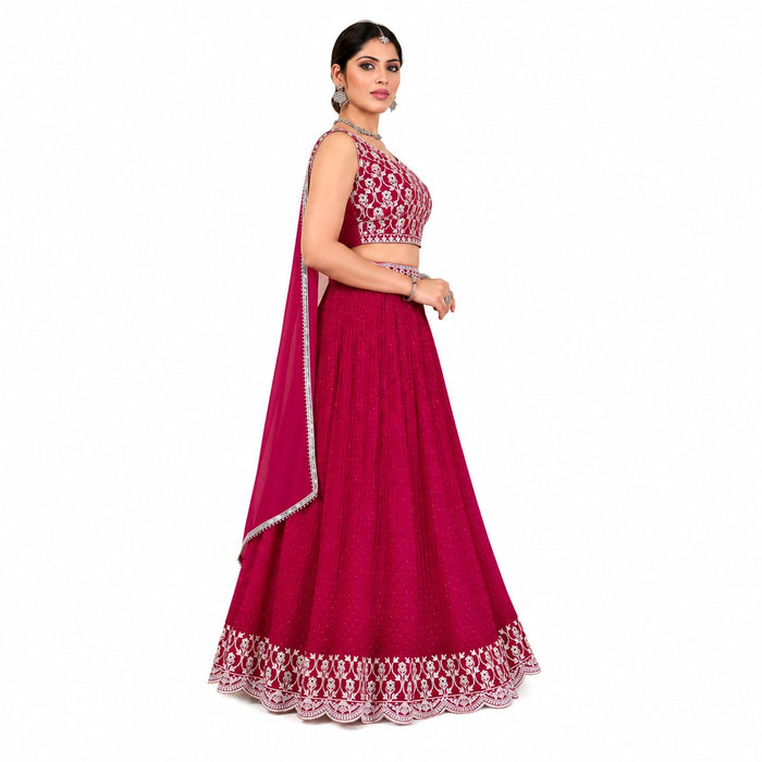 Women's Designer Embroidered Lehenga Choli with Dupatta – Party &amp; Wedding Wear - ANS Billion