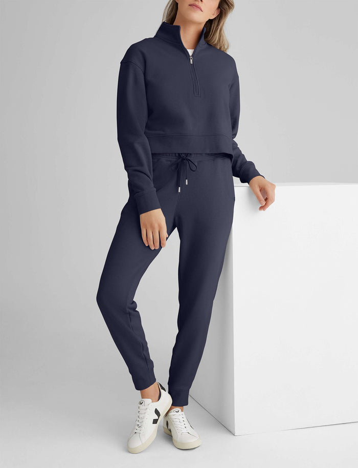 Women's French Terry Jogger::Night Sky