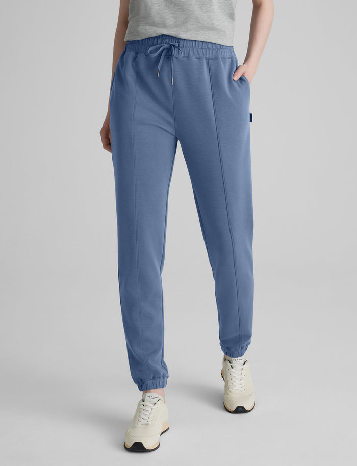 OLD::Women's Luxe Traveler Knit Jogger::Vintage Indigo