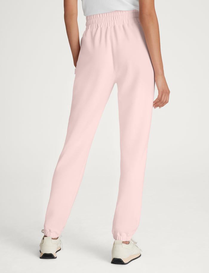 Women's Luxe Traveler Knit Jogger::Rosewater