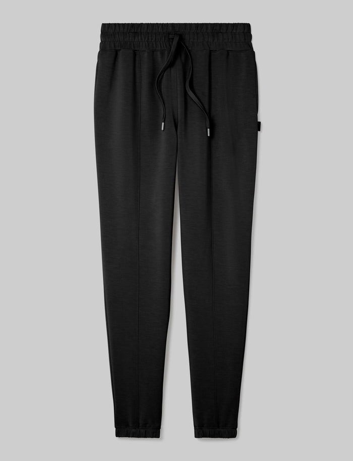 OLD::Women's Luxe Traveler Knit Jogger::Black::Swatch