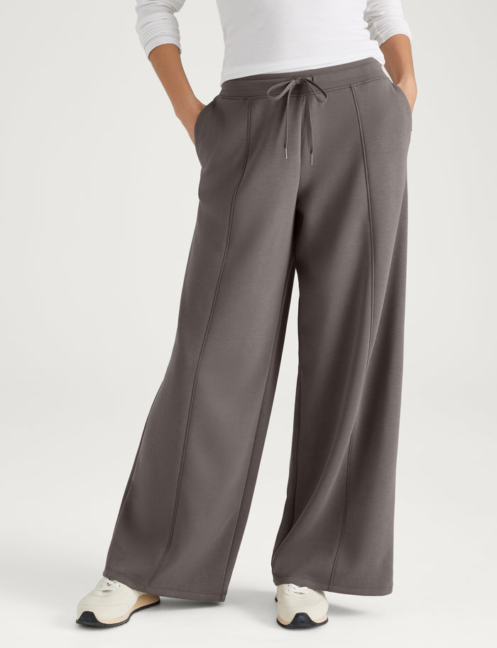 Women's Luxe Traveler Knit Pant::Falcon