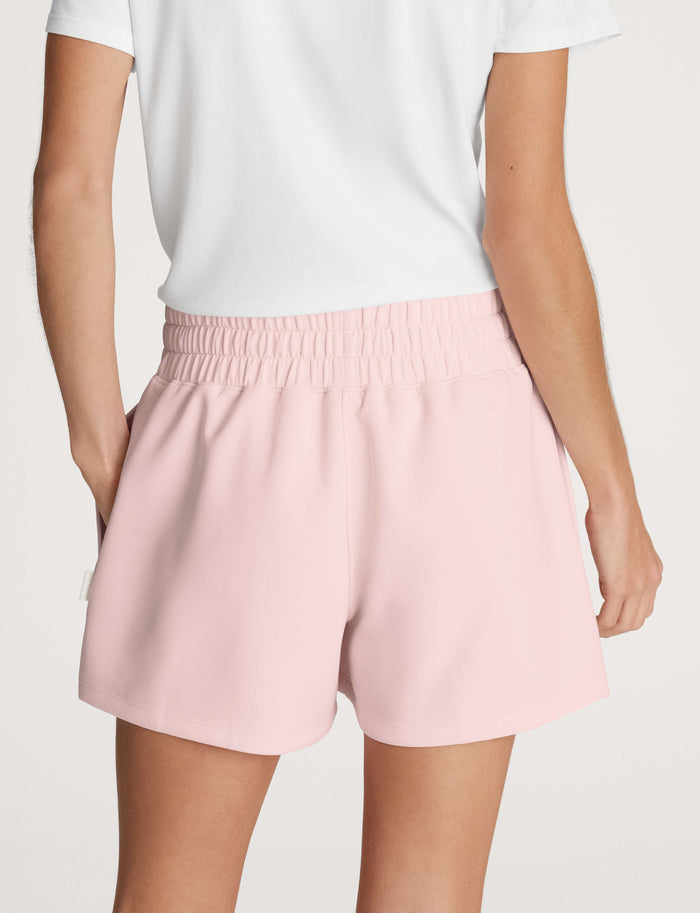 Women's Luxe Traveler Knit Short::Rosewater