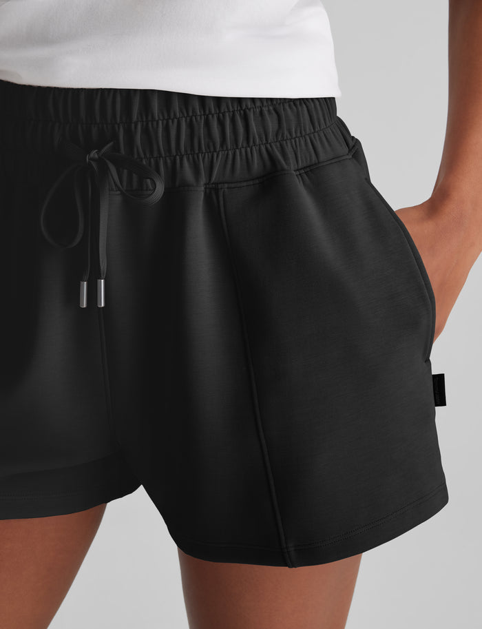OLD::Women's Luxe Traveler Knit Short::Black