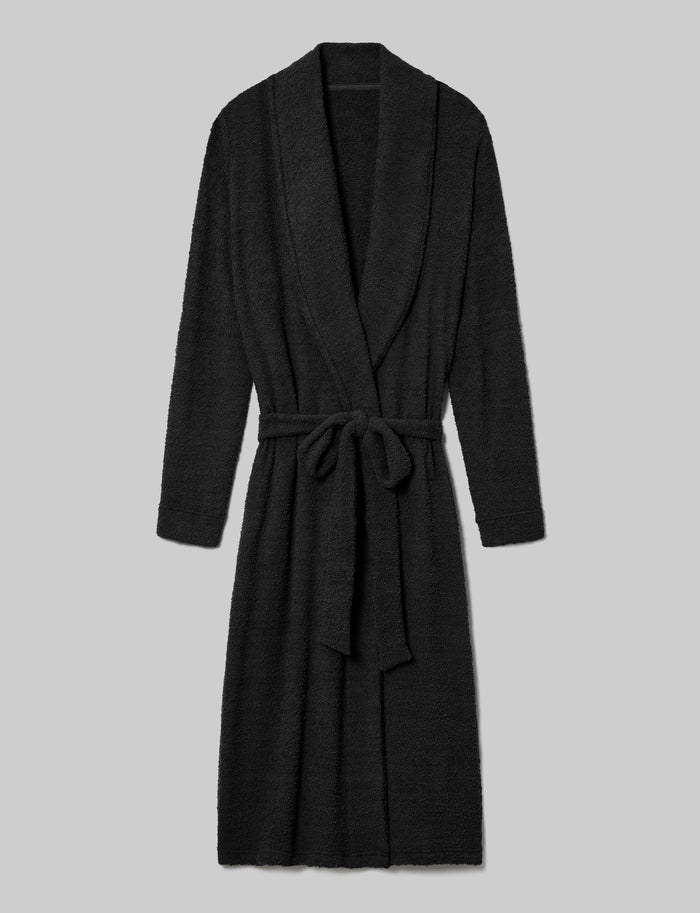 Women's Plush Robe::Black::Swatch