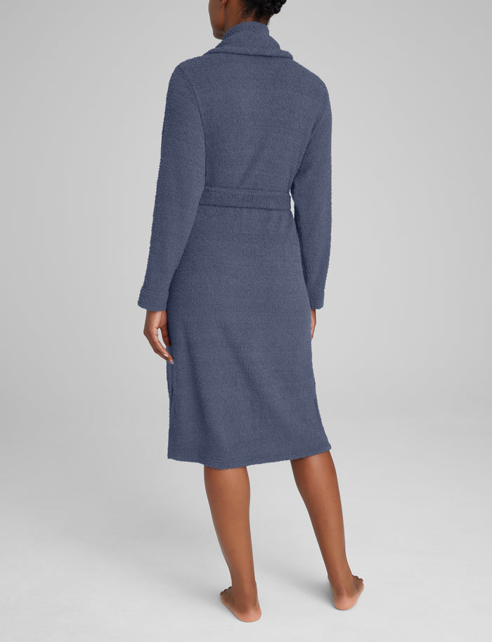 Women's Plush Robe::Nightshadow Blue