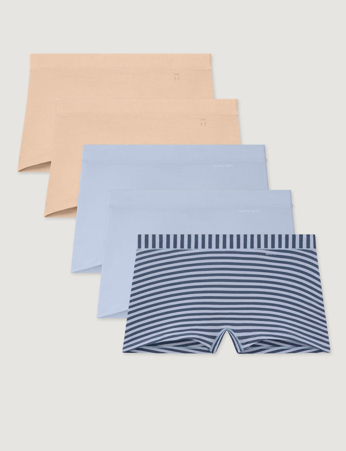 Maple Sugar/Halogen Blue/Classic Stripe / XS (0-2)