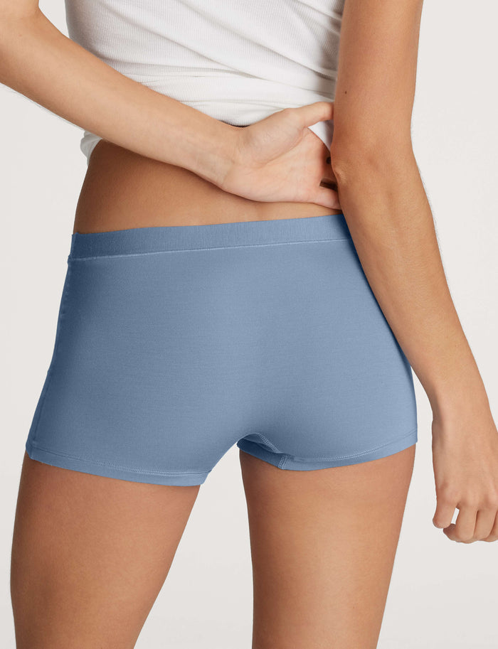 Women's Second Skin Boyshort::Rain Washed