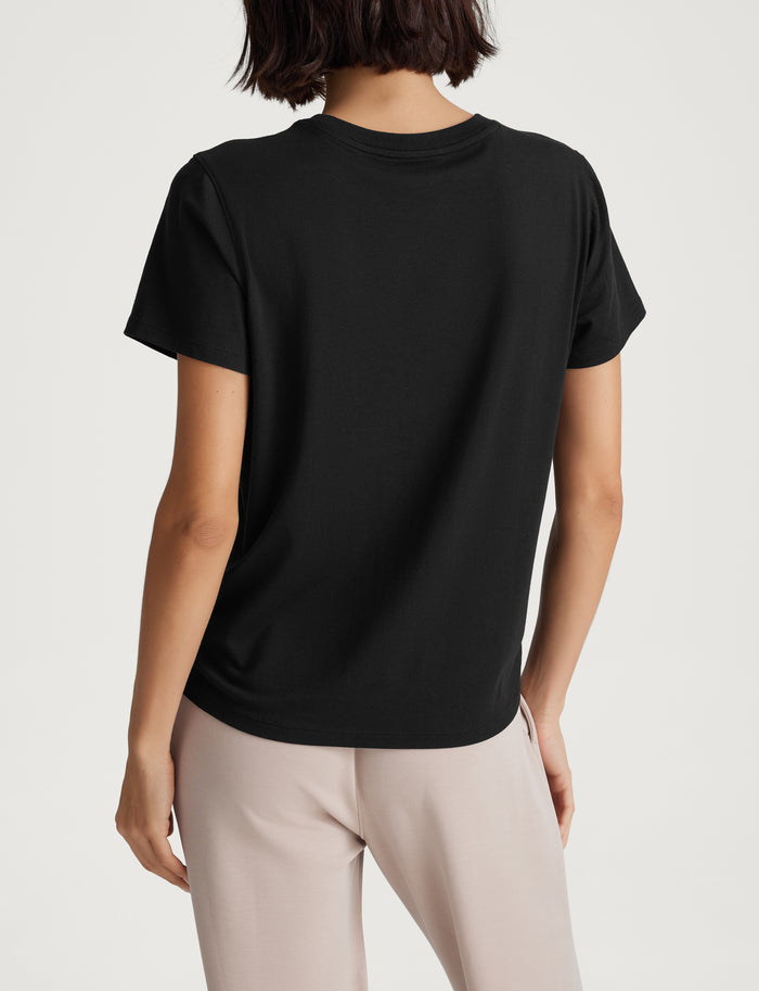 Women's Second Skin Crew Neck (2-Pack)::White/Black
