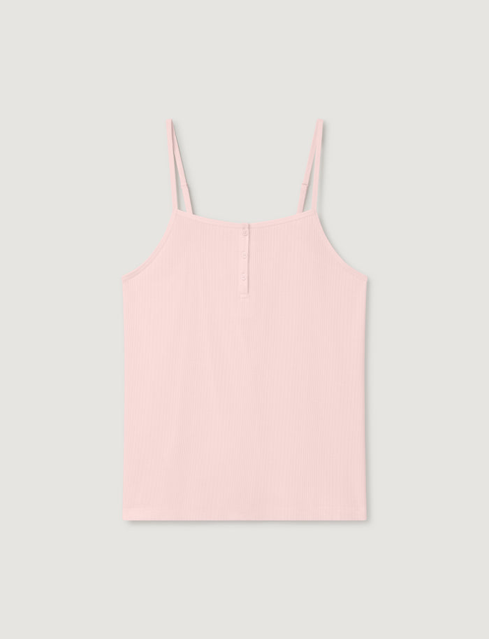 Women's Second Skin Luxe Rib Cami::Rosewater Luxe::Swatch