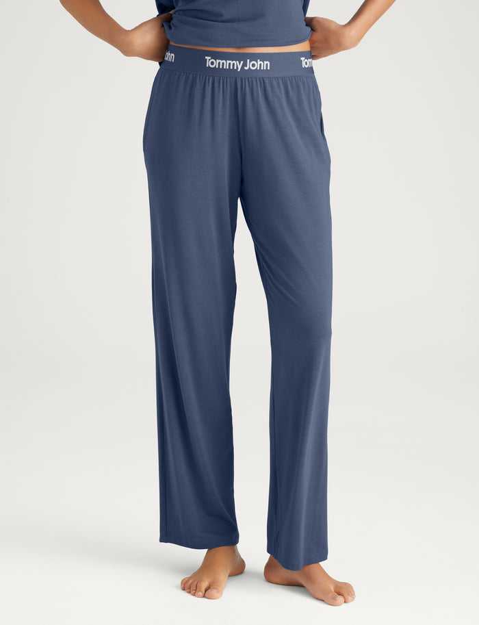 Women's Second Skin Sleep Pant::Oceana