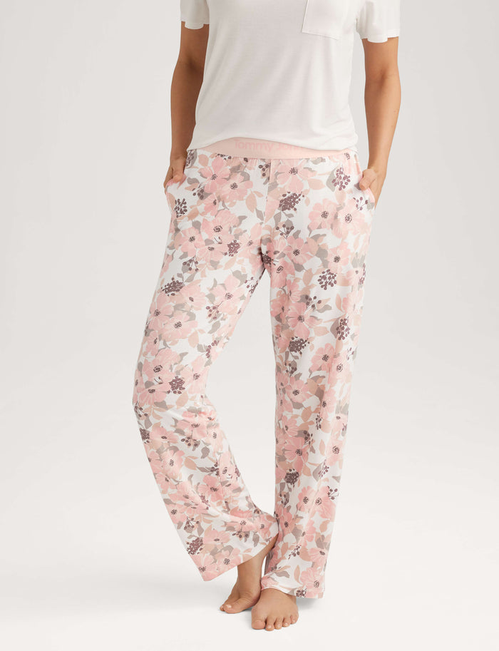 Women's Second Skin Sleep Pant::Chintz Rose Soft Floral