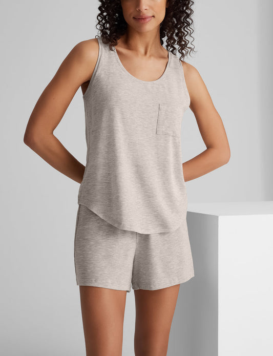 OLD::Women's Second Skin Sleep Pocket Tank::Dove Heather