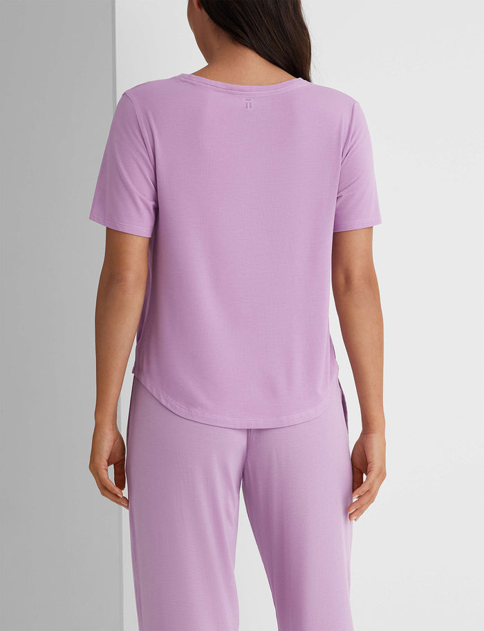 Women's Second Skin Sleep Pocket Tee::Lavender Herb