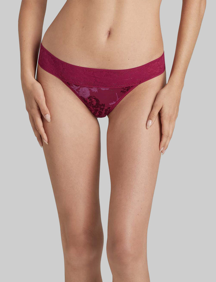 Cabernet Shadow Floral Lace / XS (0-2)