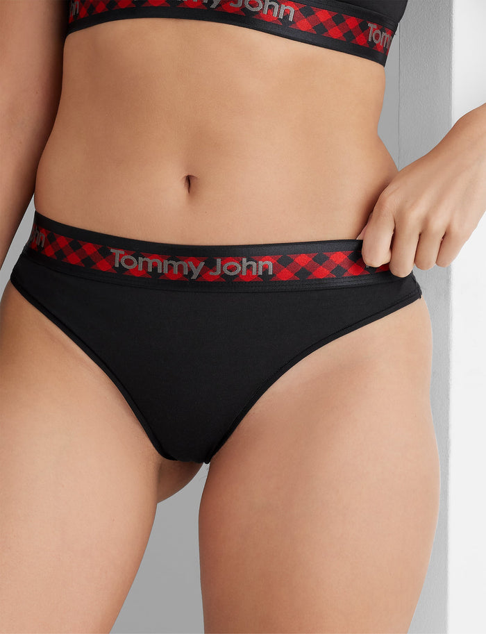 Black/Red Holiday Plaid WB / XS (0-2)