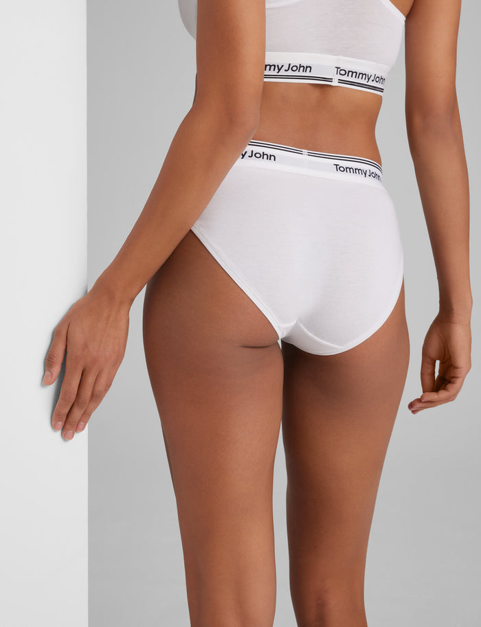 Women's Signature Cotton Bikini::White