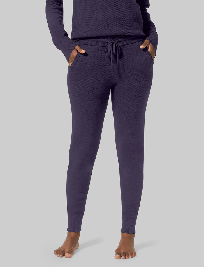 Women's Sweater Lounge Jogger::Deep Well