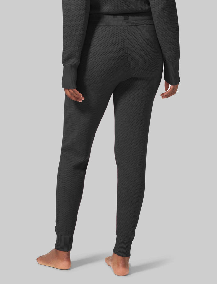 Women's Sweater Lounge Jogger::Black