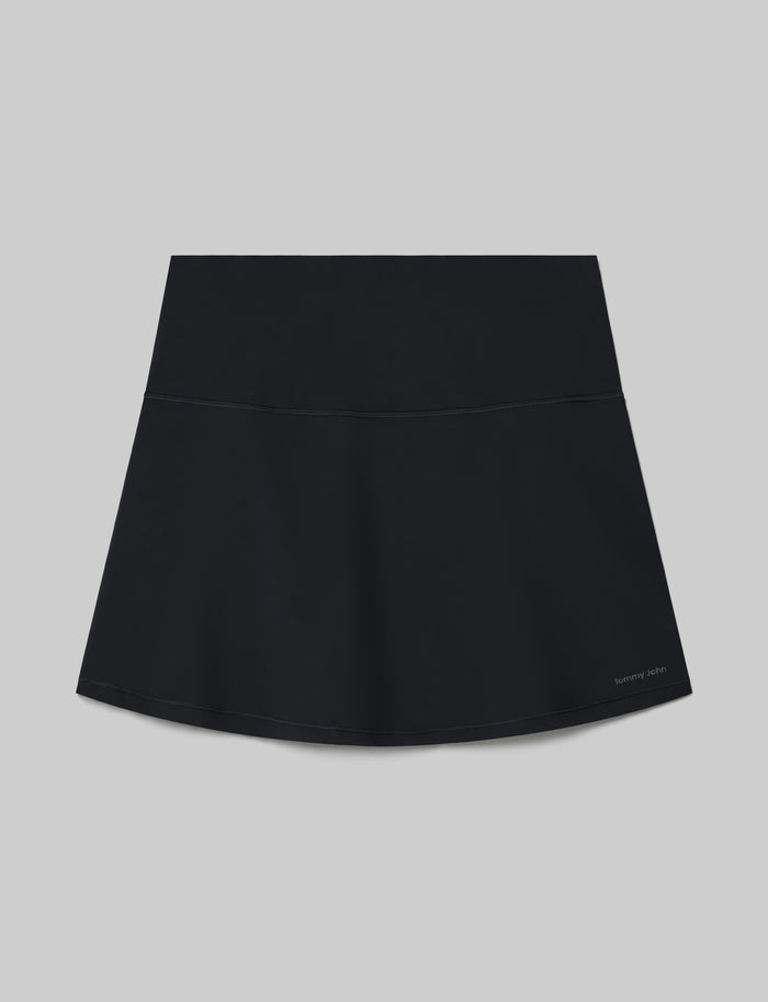 Women's Tennis Skirt::Black::Swatch