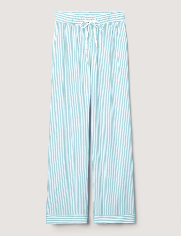 Women's Woven High Rise Pant::Clearwater Coastal Stripe::Swatch