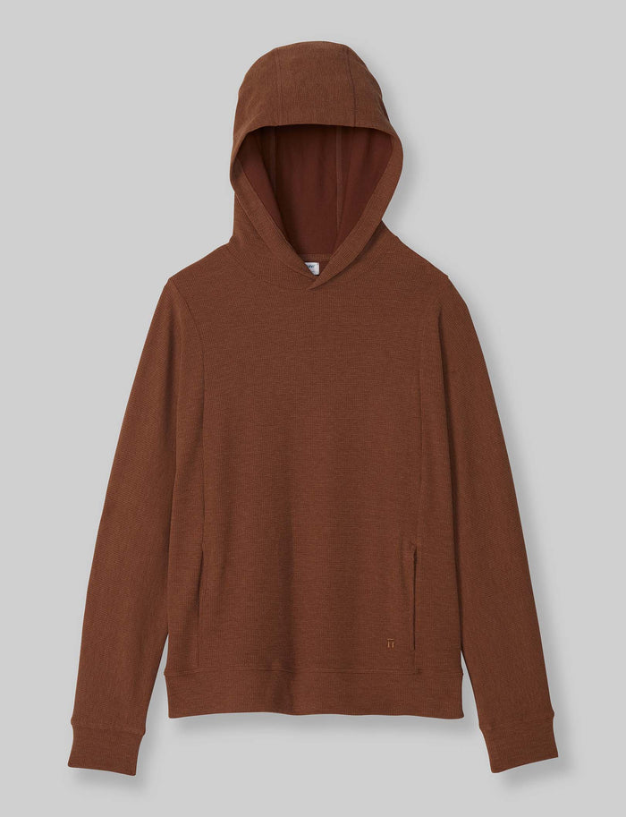 Women's Zen Waffle Hoodie::Cacao Nibs::Swatch