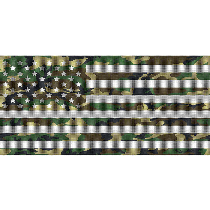 Woodland Camo Stars & Stripes