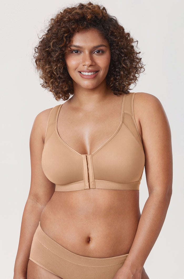 Women's X-shaped Back Posture Bra Rose Smoked