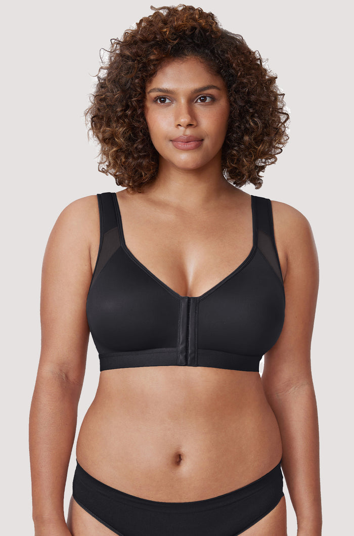 Women's X-shaped Back Posture Bra Black