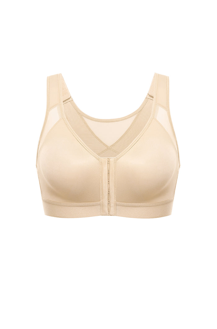 Women's X-shaped Back Posture Bra Rose Smoked