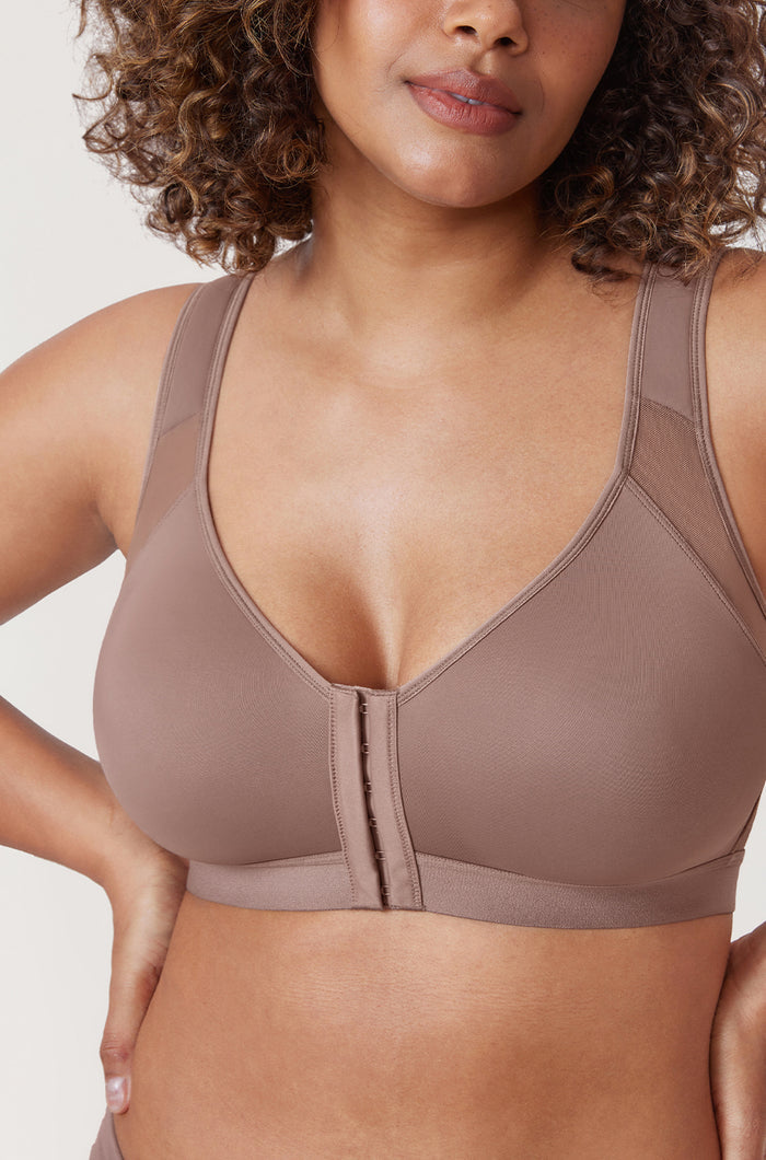 Women's X-shaped Back Posture Bra Oatmeal Heather