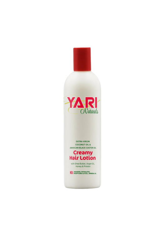 Yari Naturals Creamy Hair Lotion 475ml – Hydraterende Haarlotion voor Zacht, Soepel en Pluisvrij Haar