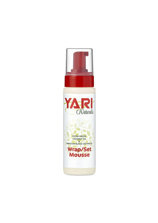 Yari Naturals Wrap/Set Mousse 220ml – Styling Mousse voor Gladde Wraps & Langdurige Hold