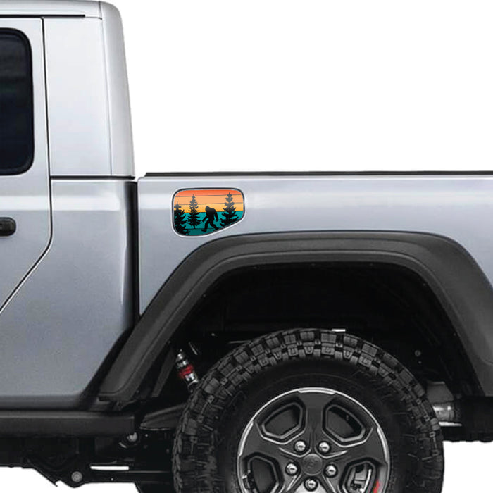 Yeti Trees Gas Cap Decal for JT or Gladiator