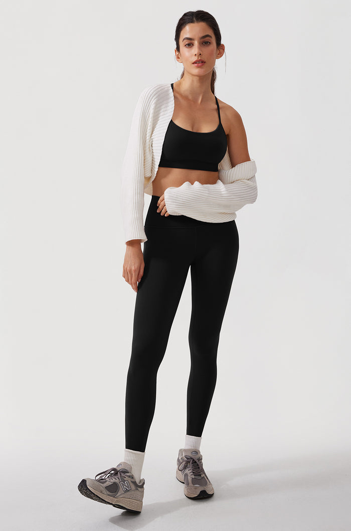CRZ YOGA Women's Yoga Lounge High Rise Butterluxe Yoga Leggings 25'' Black