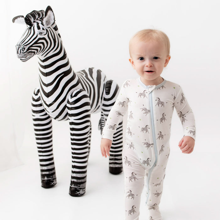zebra footie
