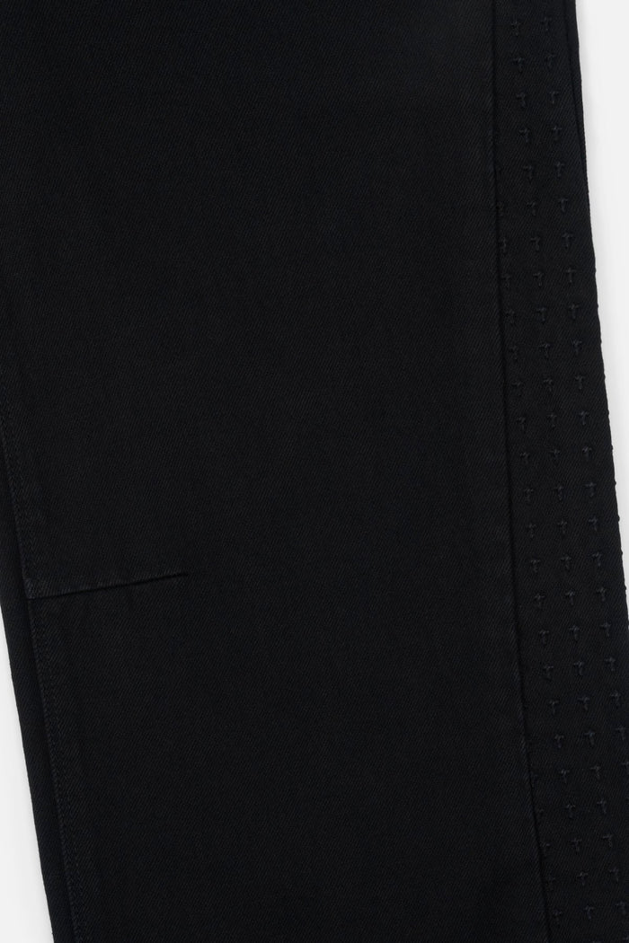 Zed Straight Leg Jean 'Black 3D Cross'