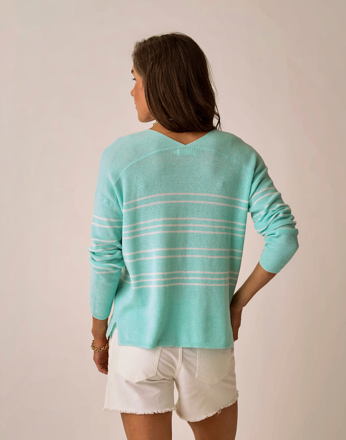 Zella Pullover: Lt. Aqua Heather